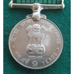 Medaglia per Lungo Servizio 9 anni , India