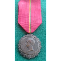 Medaglia in bronzo Belgio In Testimonianza della Riconoscenza Nazionale Alberto Re del Belgio