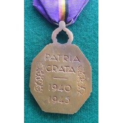 Rare! Belgium Bronze Medal Gratitude for Courage in Wartime in the Humanitarian Field
