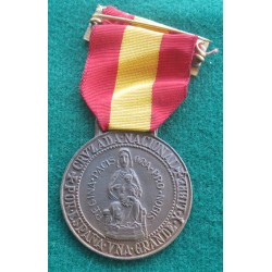 Medaglia in bronzo Guerra Civile Spagnola Volontari Combattenti di Vizcava