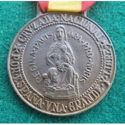 Medaglia in bronzo Guerra Civile Spagnola Volontari Combattenti di Vizcava