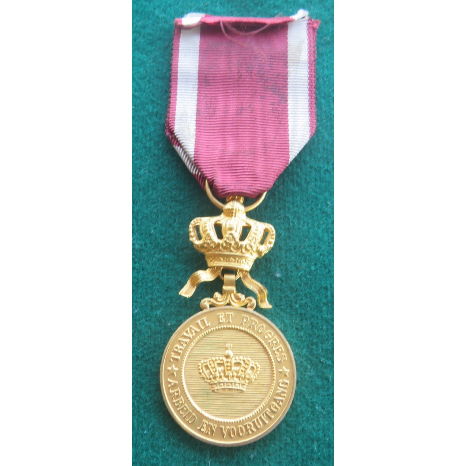 Medaglia Belgio Ordine della Corona