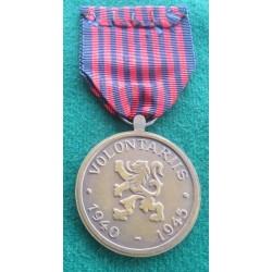 Medaglia in bronzo Belgio Volontario di Guerra 1940 1945