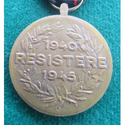 Belgio medaglia d`onore per la resistenza 1940 1945 Resistere