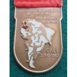 Sports medal "Participant" Campeonato Suramericano de Atletismo Cali 1963