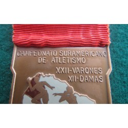 Medaglia sportiva "Partecipante" Campeonato Suramericano de Atletismo Cali 1963