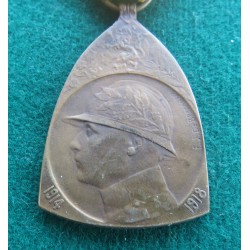 Bronze Medal Commemorative War Campaign 1914 1918 Belgium