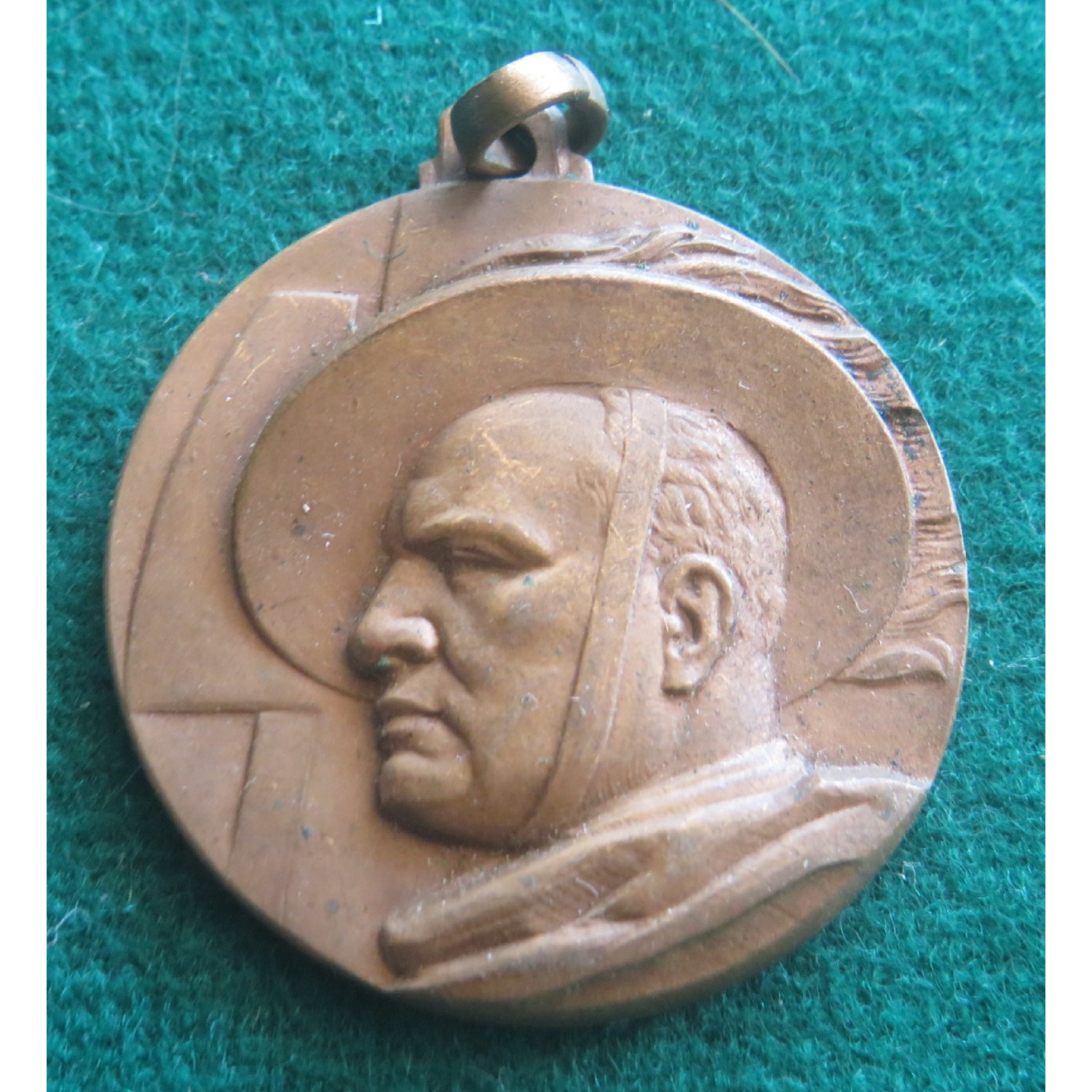 Medaglia in bronzo Adunata Nazionale Bersaglieri Milano 1934