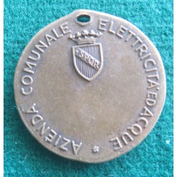 Medaglia  in bronzo  Azienda Comunale Elettricita e Acque Roma ACEA