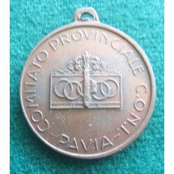 Bronze medal CONI Provincial Committee Pavia