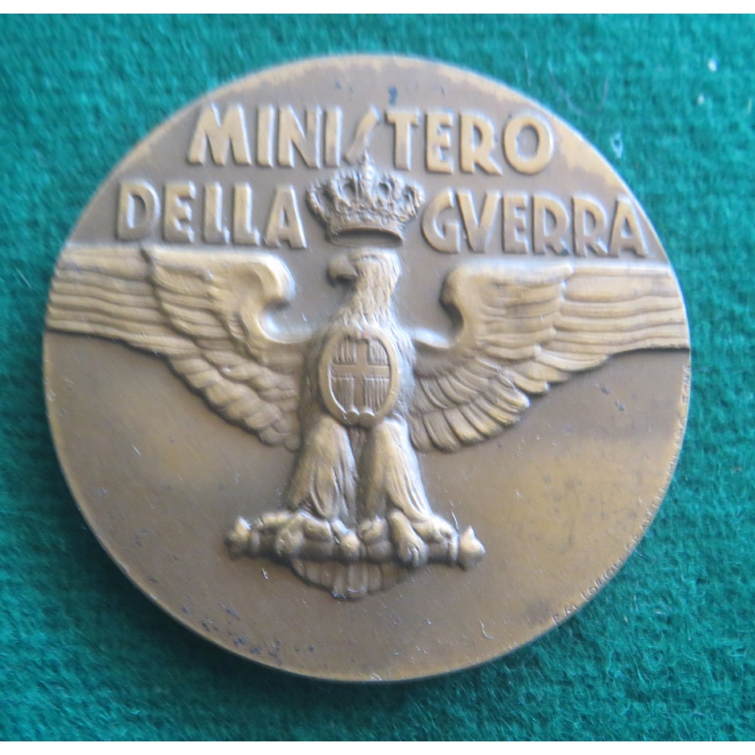Bronze medallion Ministry of War 30s