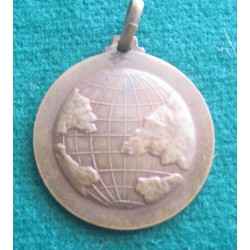 Medaglia in bronzo Genova Quarto Societa di Mutuo Soccorso "Eppur si Muove" 1861  1931