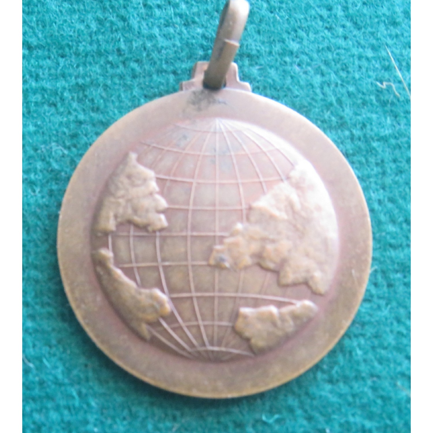 Medaglia in bronzo Genova Quarto Societa di Mutuo Soccorso "Eppur si Muove" 1861  1931