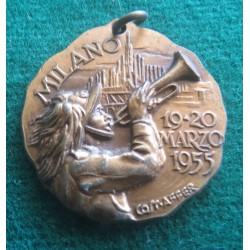 Bronze medal Adunata Naz.le Bersaglieri Milano 1955