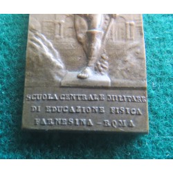 Medaglia in bronzo  Scuola Centrale Militare di Educazione Fisica Farnesina Roma
