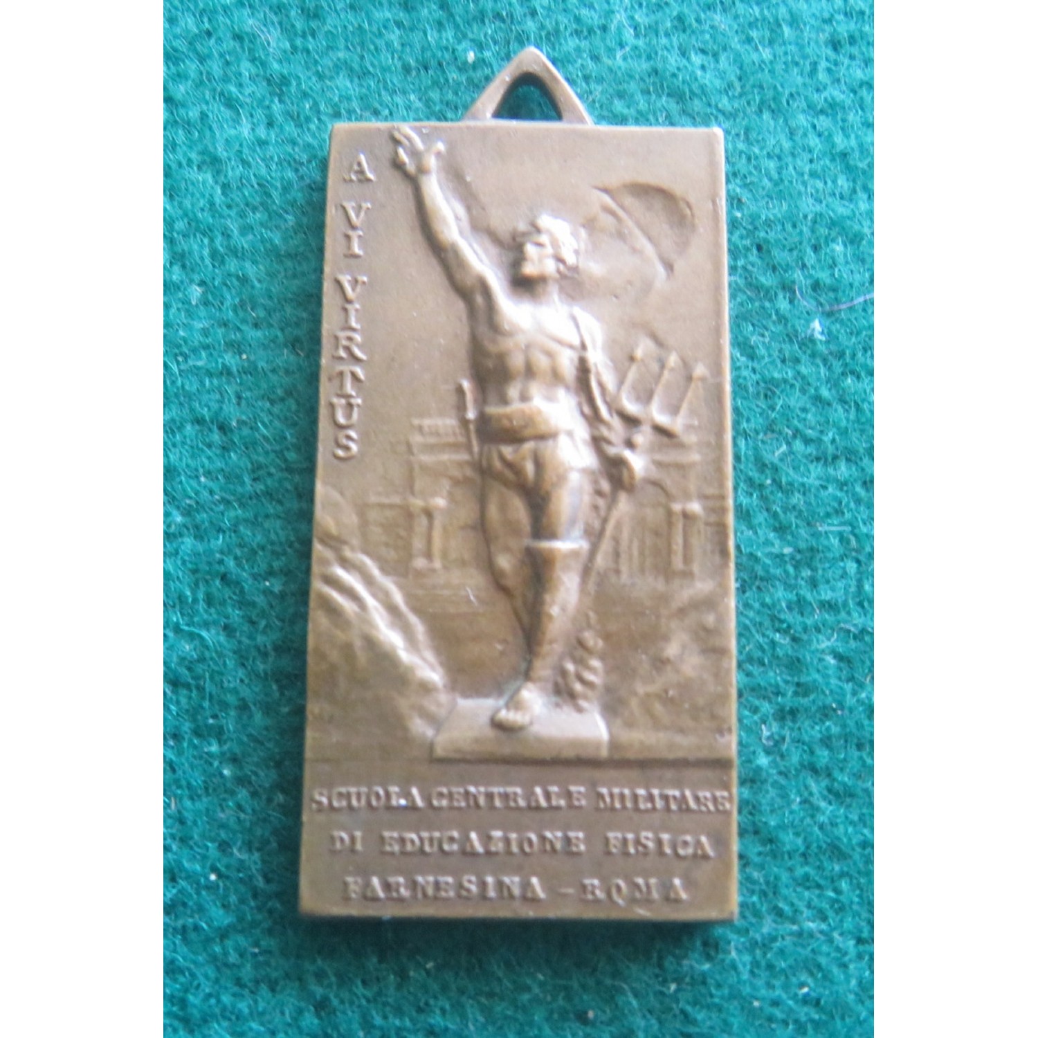 Medaglia in bronzo  Scuola Centrale Militare di Educazione Fisica Farnesina Roma