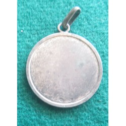 Small white metal medal Radio Fiera Verona 1938