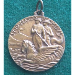 Medaglia in bronzo Adunata Naz.le degli Alpini Napoli 1956