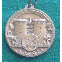 Medaglia in bronzo Adunata Naz.le degli Alpini Napoli 1956
