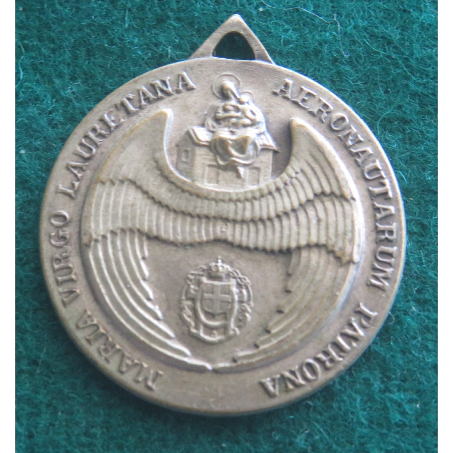 Royal Aeronautical Medal Madonna di Loreto "Protect the Wings of Italy"