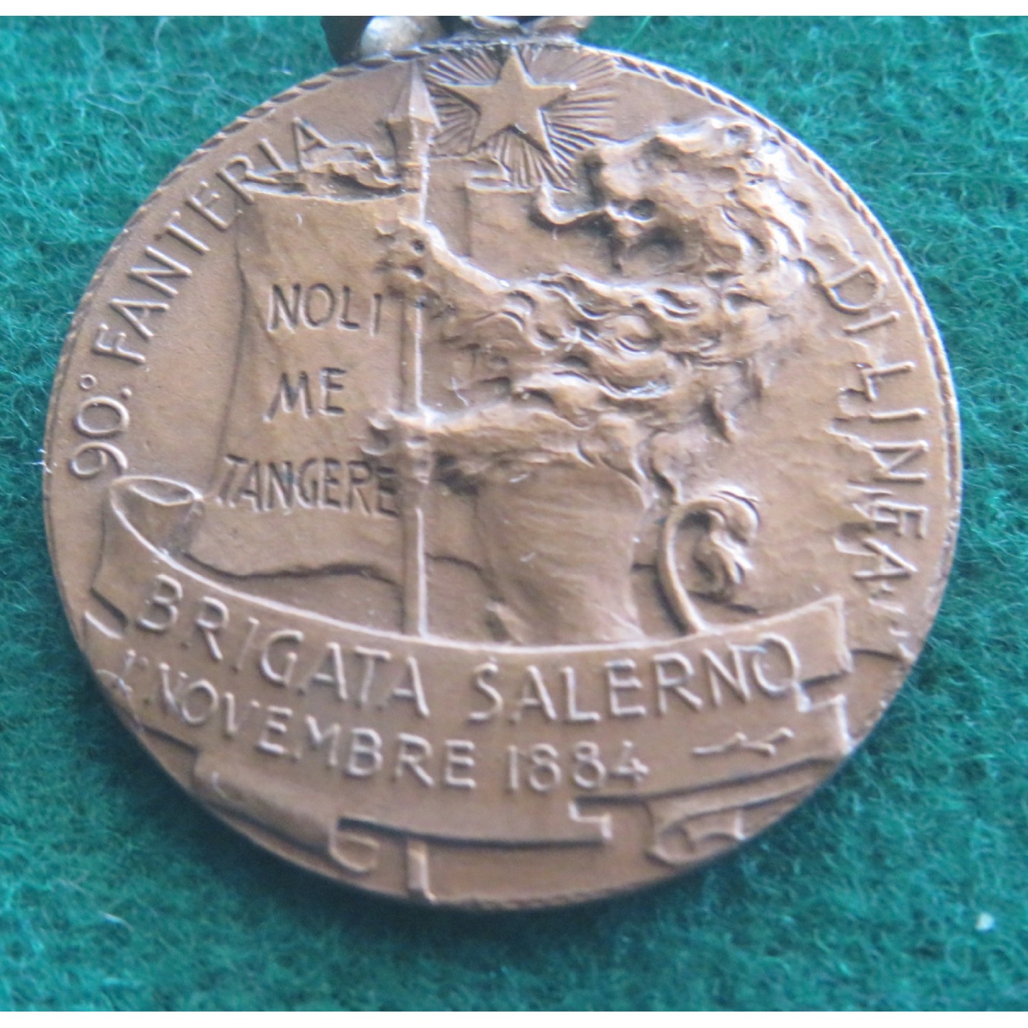 Bronze regimental medal Salerno Brigade "The Officers"
