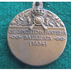 Medaglietta reggimentale in bronzo Reggiemento Fanteria BASILICATA 91°/92°