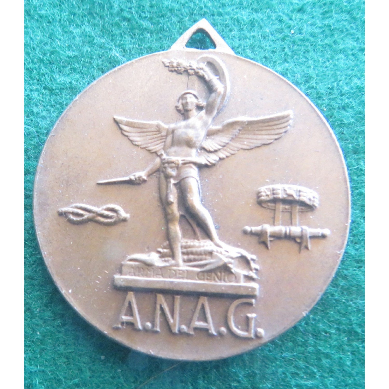 Bronze medal ANAG Ass.ne Naz.le Arma del Genio Gathering Naples 1937