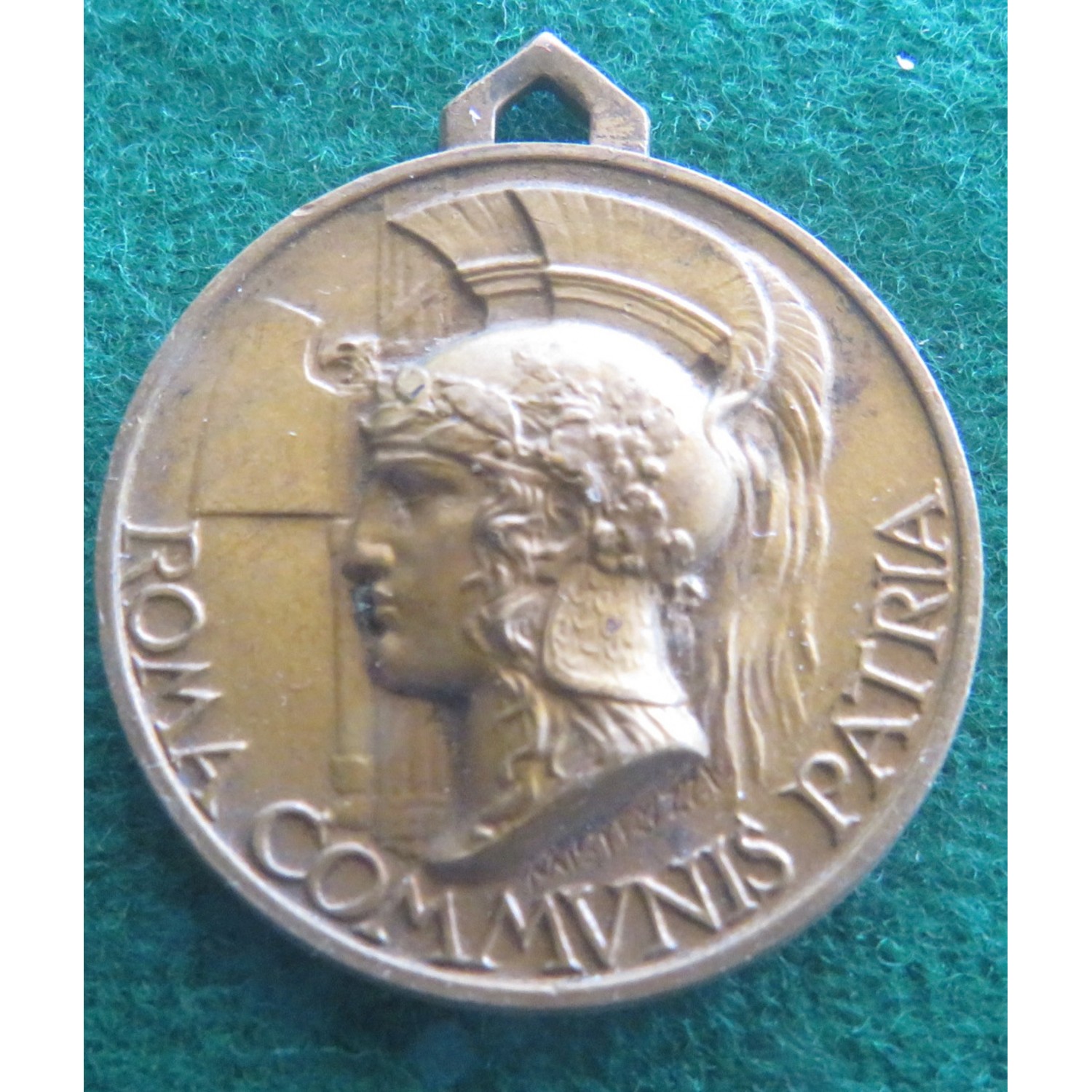 Medaglia in bronzo Roma Communis Patria