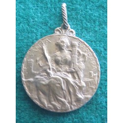 Medaglietta reggimentale Scuola Bombardieri Santa Barbara  1916