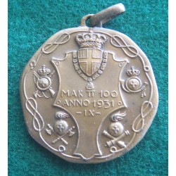 Bronze medal Military College Rome Course MAK TT 100 1931