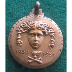 Bronze regimental medal History of Italian Artillery 1930 1951