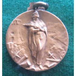 Bronze regimental medal History of Italian Artillery 1930 1951