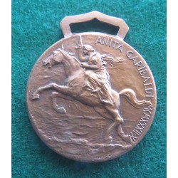 Medaglia in bronzo 50° Anniversario della morte di Giuseppe Garibaldi 1882   1932