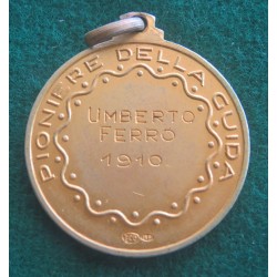 Medaglia in argento dorato Automobile Club Pioniere della Guida